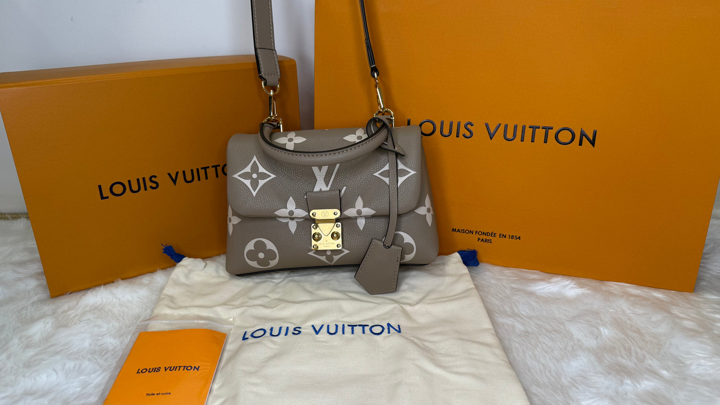 LV Madeleine MM – Bicolor Monogram Empreinte Leather