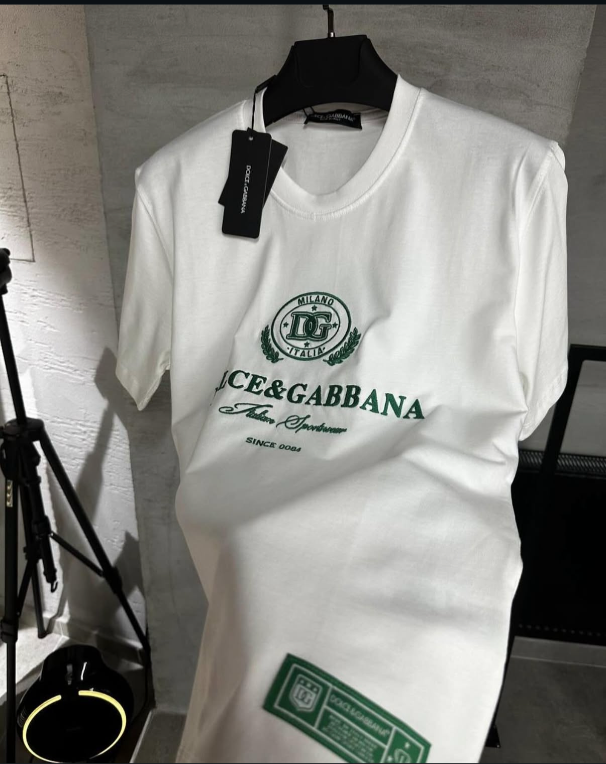 D&G Logo-Print Cotton T-Shirt