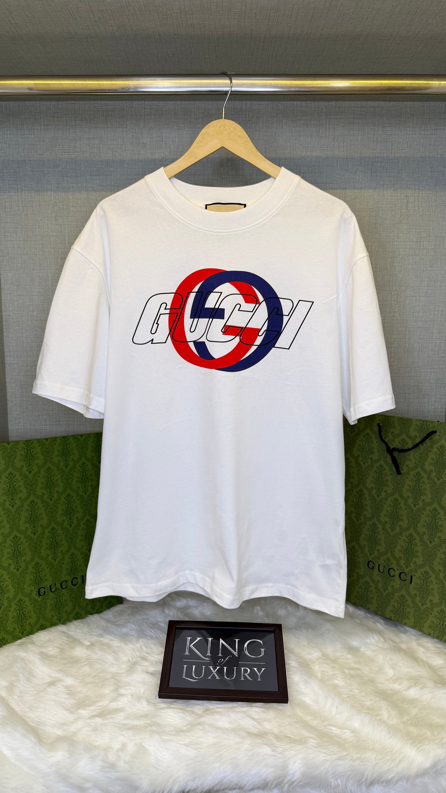 Interlocking G printed cotton T-shirt