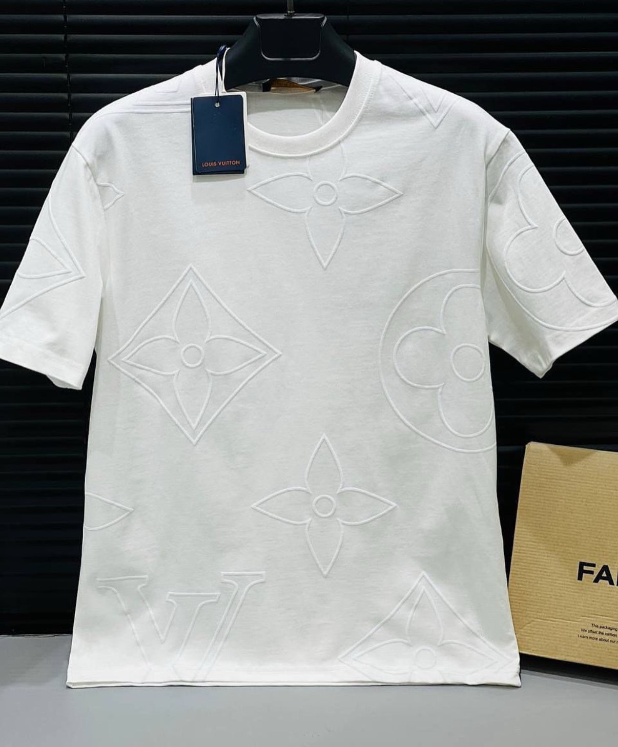 Monogram Embroidered Cotton T-Shirt