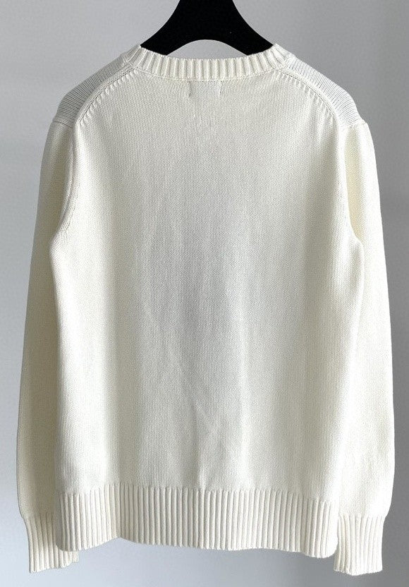 RALPH LAUREN Women's Polo Bear Rib Knit Sweater