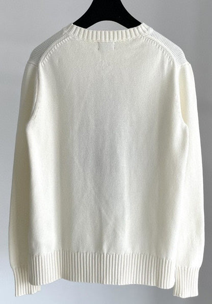 RALPH LAUREN Women's Polo Bear Rib Knit Sweater