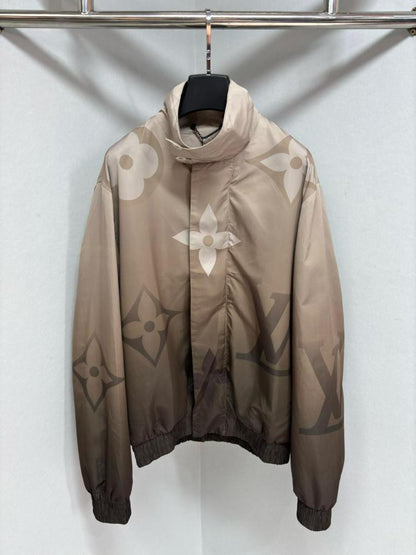 Louis Vuitton Monogram Printed Light Nylon Windbreaker
