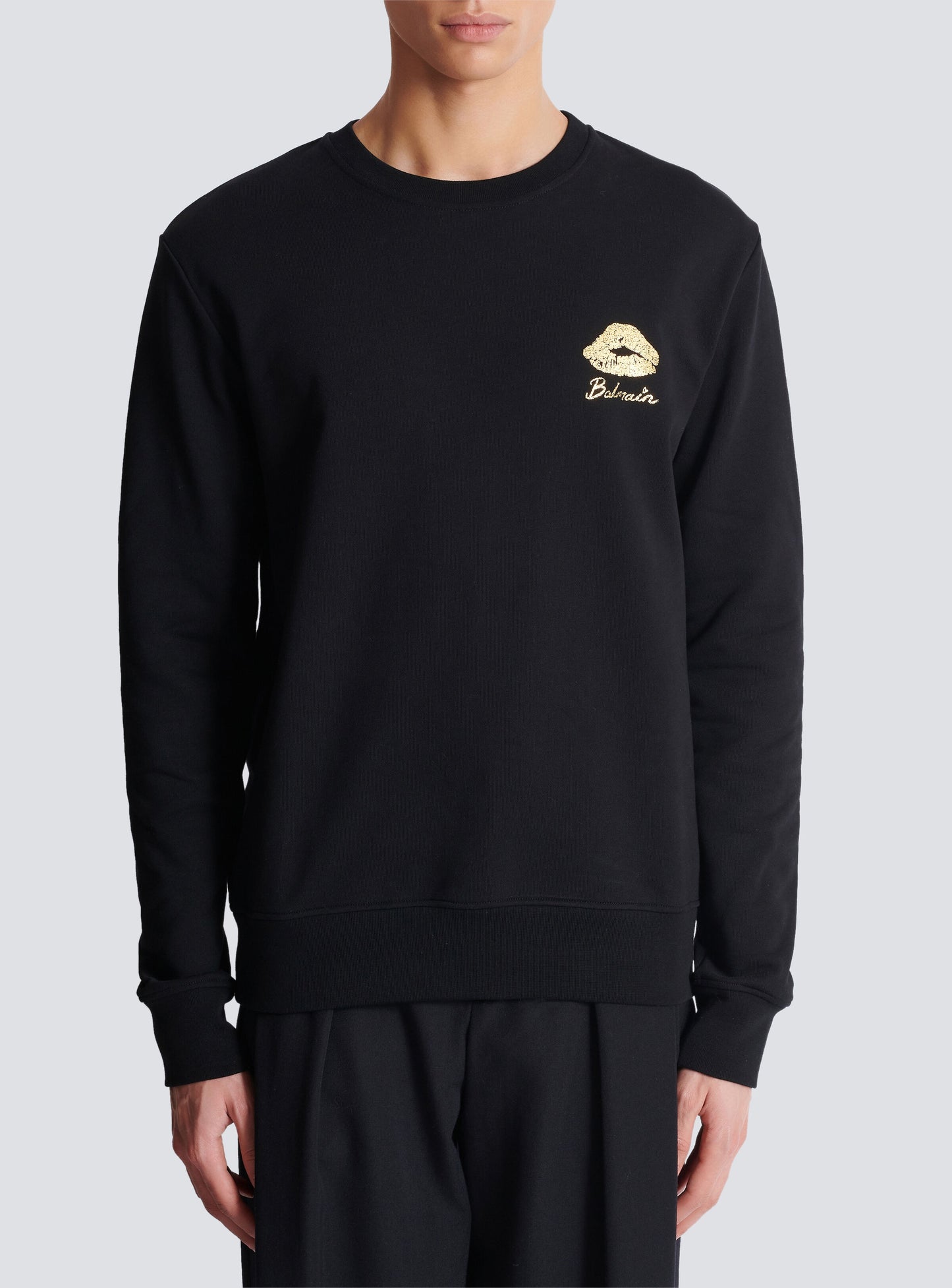 Balmain Kiss print sweatshirt