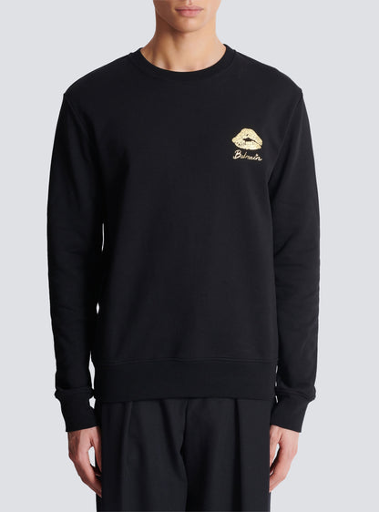 Balmain Kiss print sweatshirt