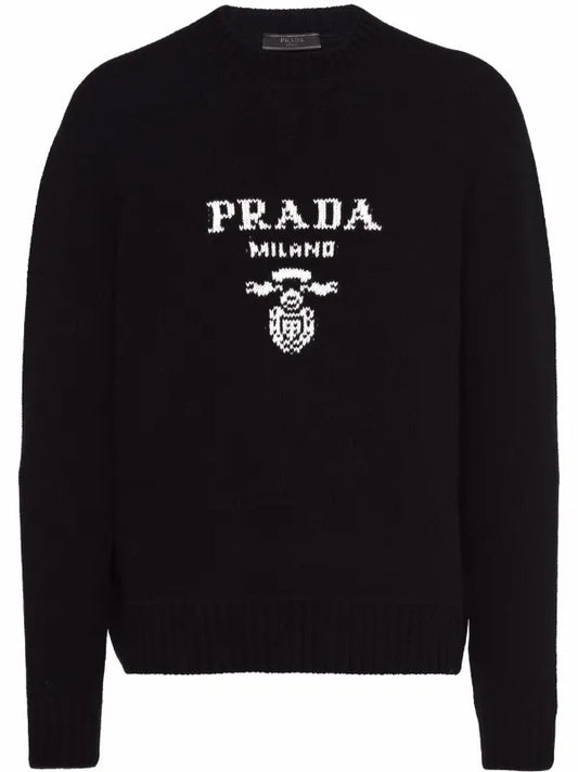 PRADA wool and cashmere sweater with logo
