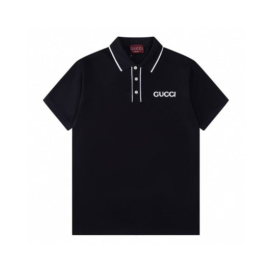 Gucci EMBROIDERED COTTON PIQUET POLO SHIRT