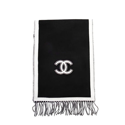 CHANEL Knit Scarves Unisex (Reversable)