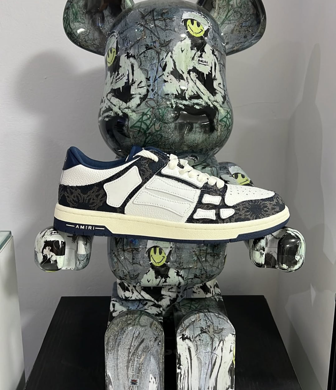 Amiri Skel Top Low Ma Quad Midnight Indigo