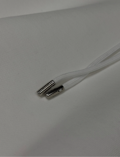 Dior Homme White CD Icon Cotton Hooded Sweatshirt