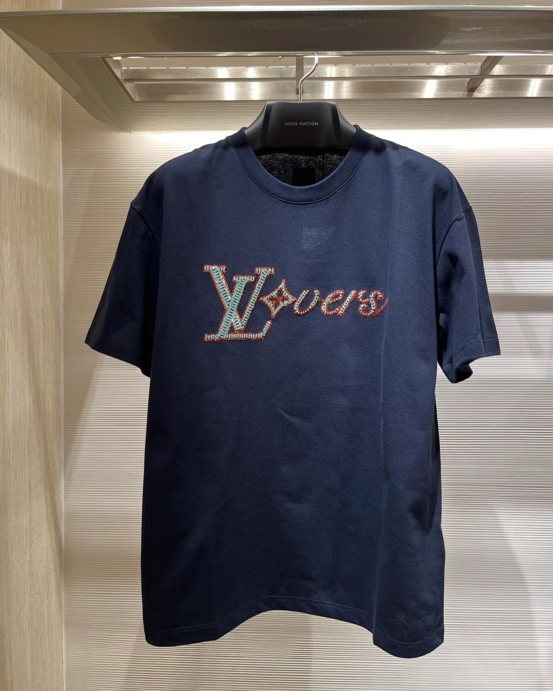 LV Vers Embellished Short-Sleeved T-Shirt