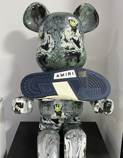 Amiri Skel Top Low Ma Quad Midnight Indigo