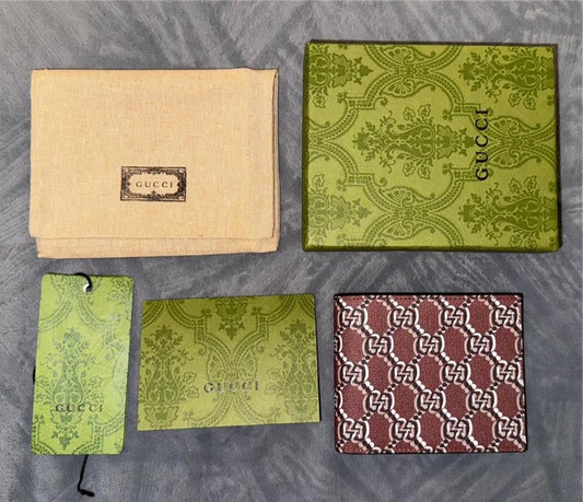 Gucci GG Shadow bi-fold wallet - brown