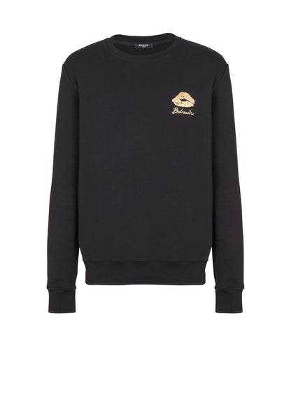 Balmain Kiss print sweatshirt