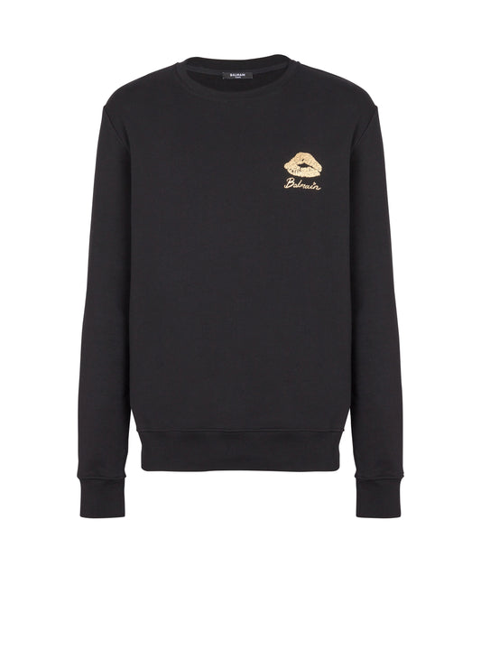Balmain Kiss print sweatshirt