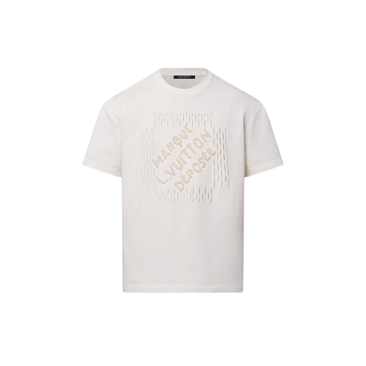 Embroidered Signature Cotton T-shirt