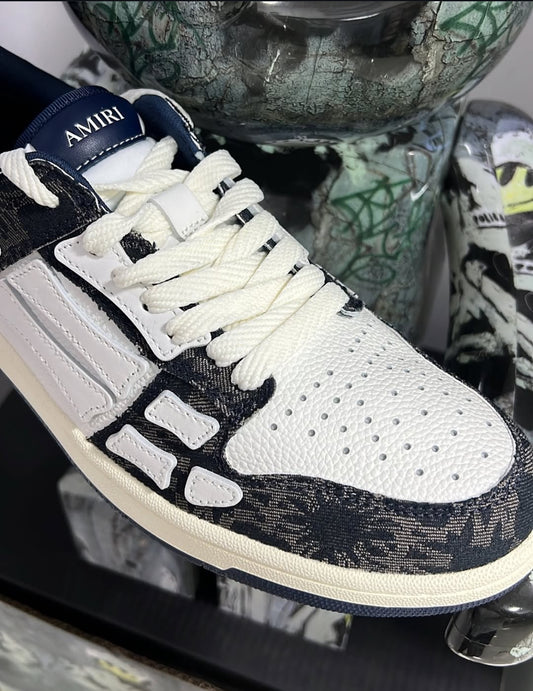 Amiri Skel Top Low Ma Quad Midnight Indigo