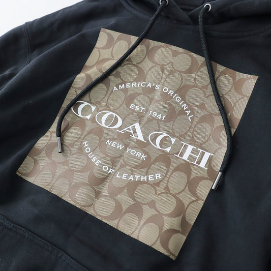 Coach Black Signature Hoodie