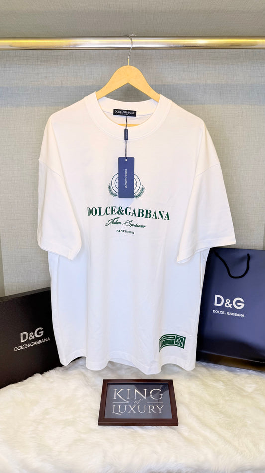 D&G Logo-Print Cotton T-Shirt