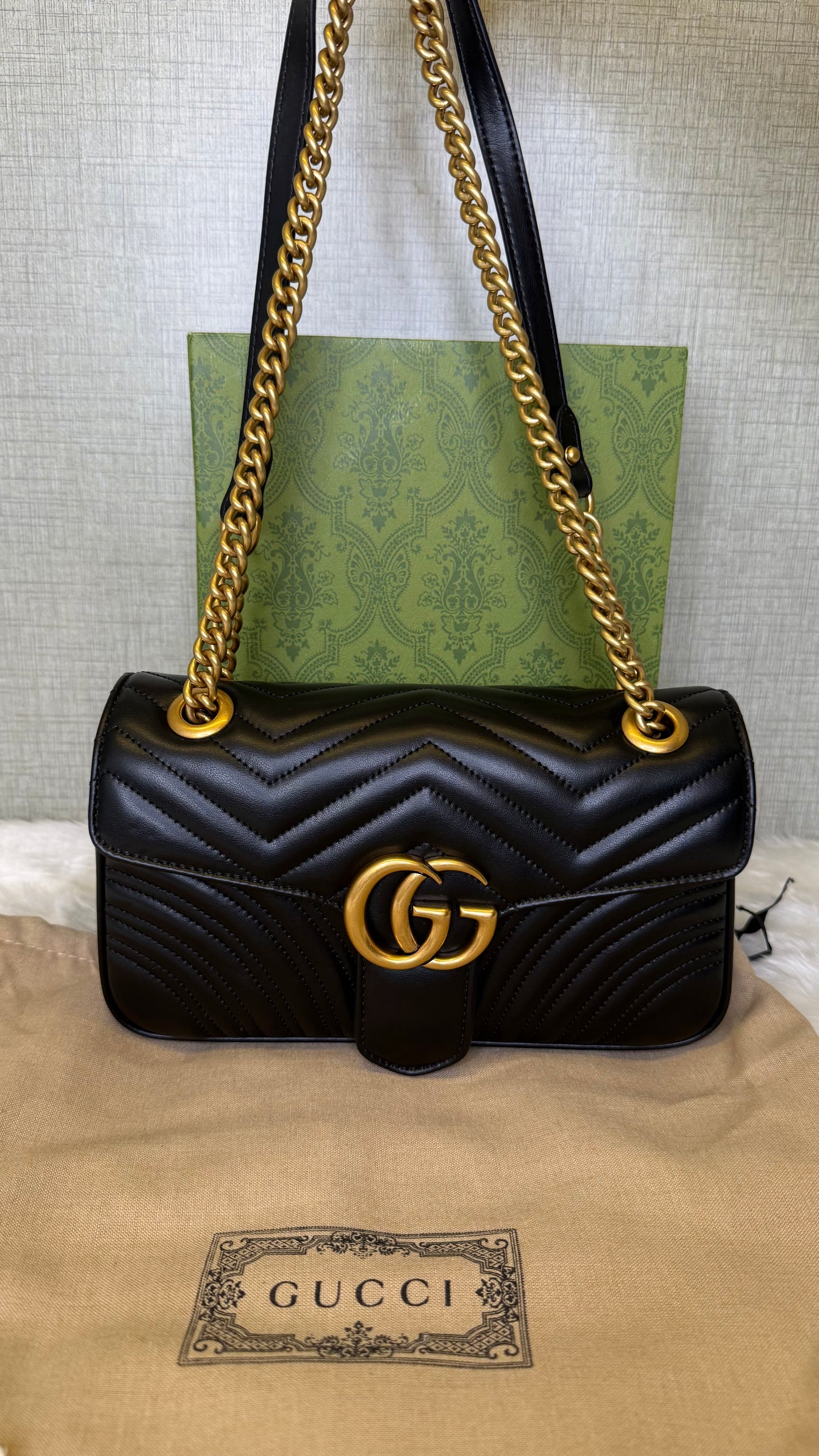Small GG Marmont shoulder bag
